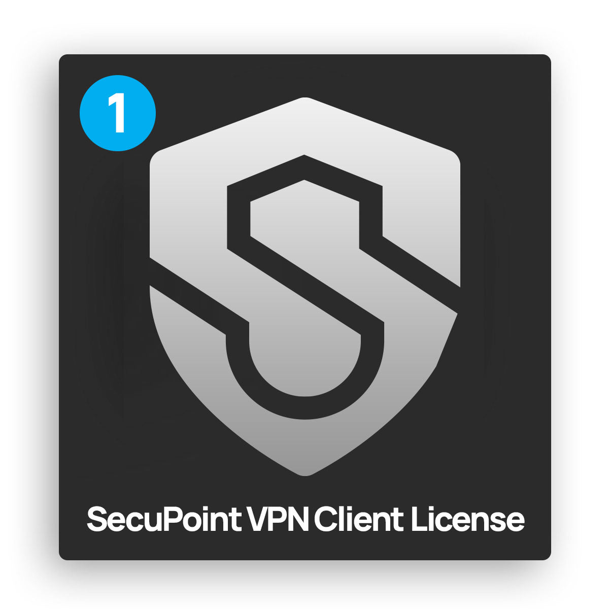SPC-1YR-LIC : Licence d'un an pour l'outil client VPN SecuPoint
